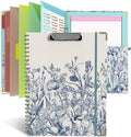 Foldable Clipboard Folio with Storage, 5 Plastic Folders with 10 Pockets by gimicooky
