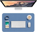 Hsurbtra Desk Pad, 23.6" x 13.8" PU Leather Desk Mat, M Extended Mouse Pad by Hsurbtra