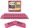 June Gold 16 Pink Rubber Erasers by JuneGold