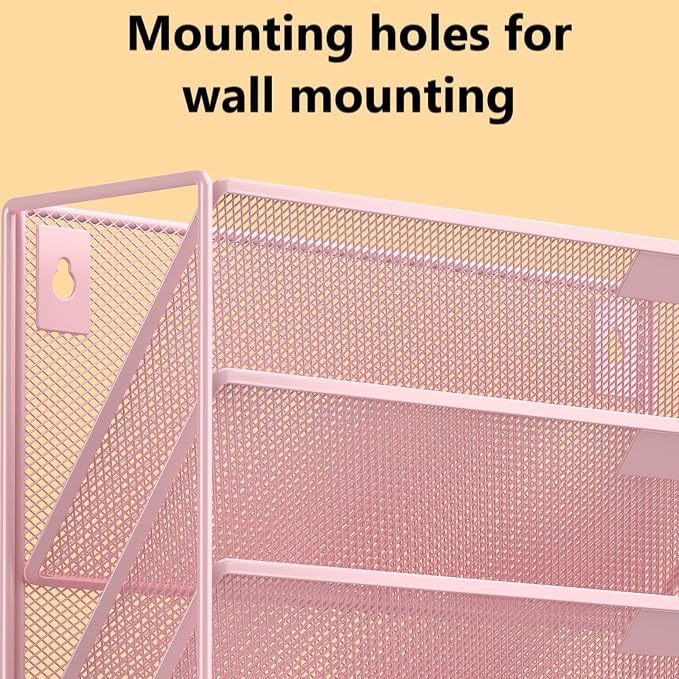 Kuntine.B 6-Tier Wall File Organizer Hanging File Organizer Cubicle Organizer - Image 4