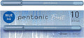 Pentonic Ballpoint Pens, Frosted Pale Blue Barrel by PENTONIC