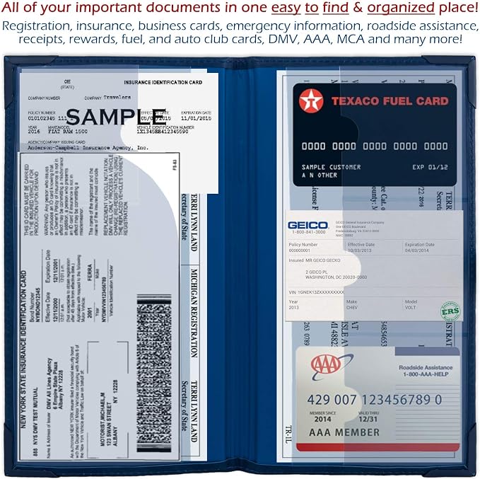 Auto Insurance and Registration Card Holder - Image 4