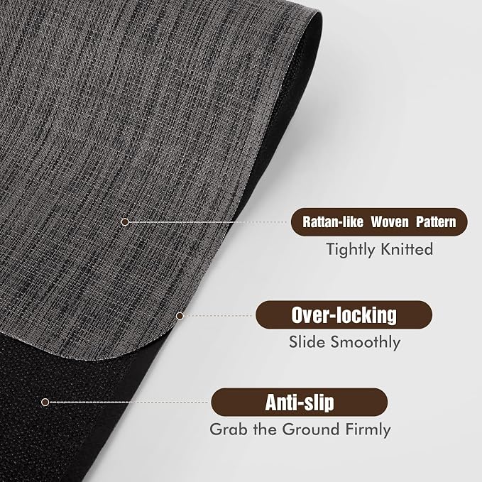 Blvornl Office Chair Mat for Hardwood Floor, Large Anti-Slip Hard Floor - Image 5