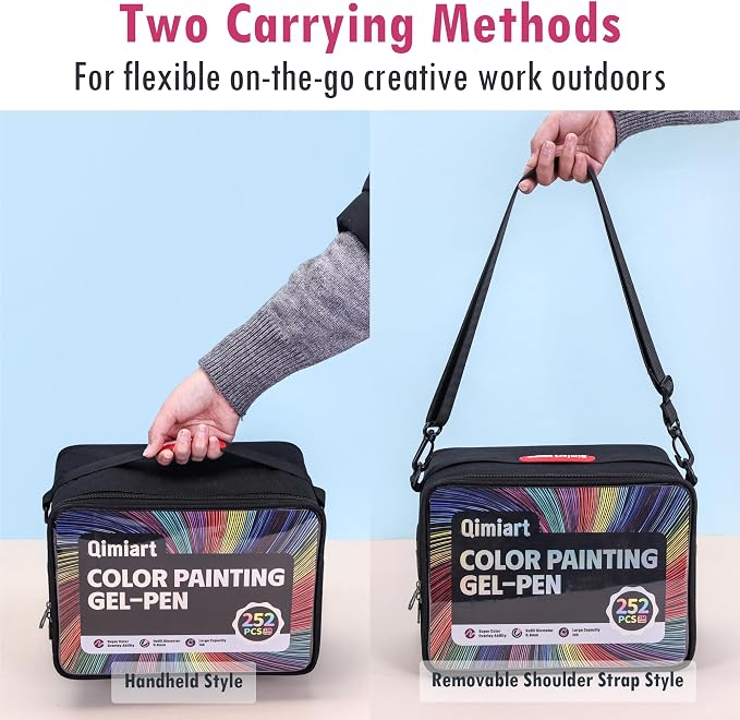Colored Pen Gift Set, 252 Pack Colorful Gel Pens - Image 5