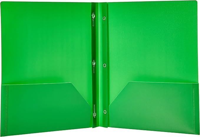 Amazon Basics Heavy Duty Plastic Folders - Image 3