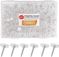 Push Pins 500-count Flat Thumb Tacks Steel Point and Plastic Head by Yalis