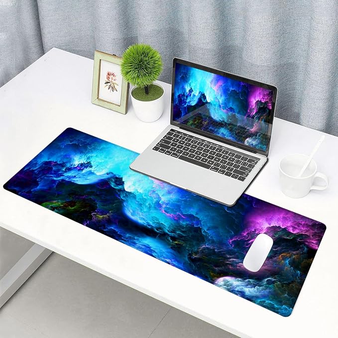 Gaming Mouse Pad, Large Non-Slip Rubber Base Mousepad, Keyboard Mouse Mat - Image 6