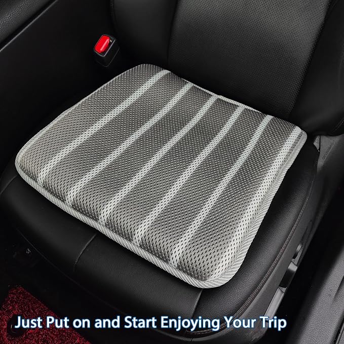 AEROiVi Office Chair Cushion, 17.7" L × 17.7" W × 1.2" H, Non-Slip Car Seat - Image 6