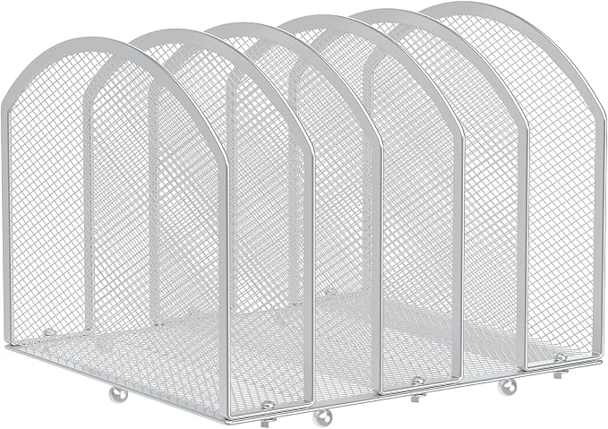 MINDEPOT Desk File Organizer 5 Sections Desktop Organizer File Sorter Office by MINDEPOT