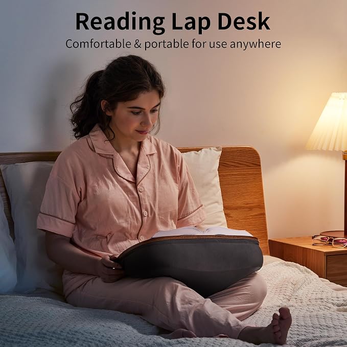 JARLINK Lap Beanbag Book Stand, Hands-Free Reading Pillow Stand - Image 4