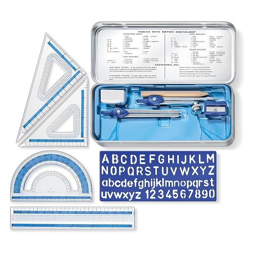 STAEDTLER 10-Piece Math Set by Staedtler