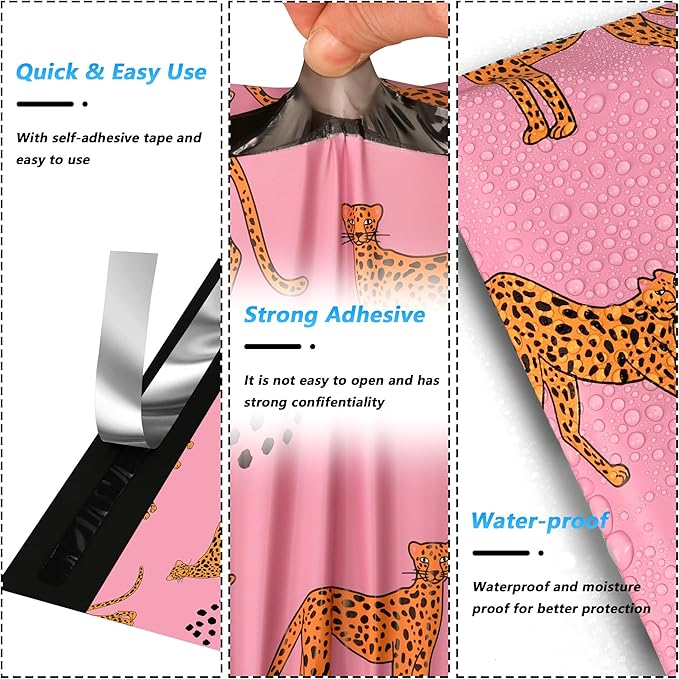 Poly Mailer - 12x15.5 Inch, 50 Waterproof, Tear-Resistant Shipping Bags - Image 3