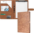 Clipboard Folder Padfolio, Mymazn Writing Portfolio Faux Leather Clipboards by Mymazn