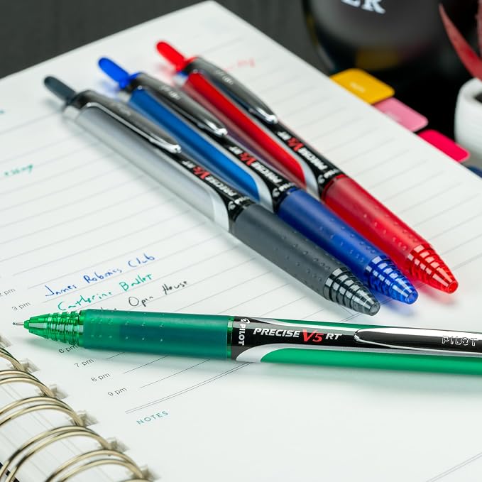 Pilot Precise V5 RT Refillable & Retractable Rollerball Pens, Extra Fine Point - Image 8