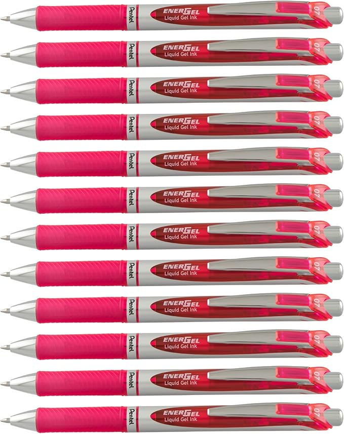 Pentel EnerGel Deluxe RTX Retractable Liquid Gel Pen, Medium Line, Metal Tip by PentelofAmerica