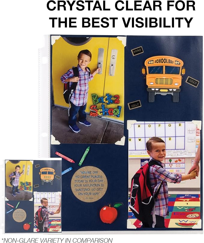 Samsill Ultra Clear Sheet Protectors, 250 Pack, 8.5x11 Inch Page Protectors - Image 7