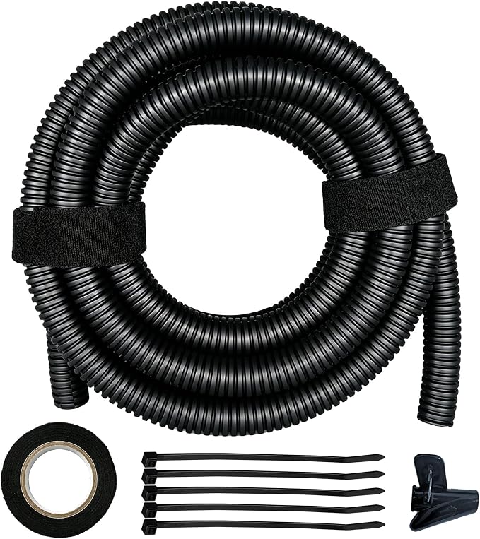 Split Wire Loom Tubing, 10FT 1/2Inch Heat Resistance Wire Protector | Cable by Unknown