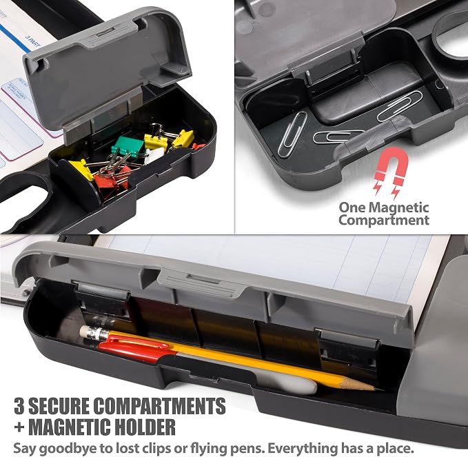 Officemate Portable Clipboard Storage Plastic Case - Image 6