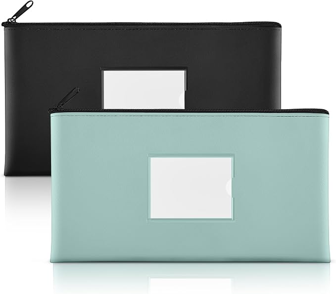 SMARTAKE 2-Pack Bank Deposit Money Bags by SMARTAKE