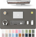 YSAGi Leather Desk Protector, Office Mat, Large Mouse Mat, Non-Slip PU Leather by YSAGi