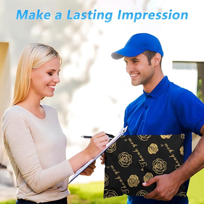 Thank You Poly Mailer 14.5x19 Inch 50 Pcs, Waterproof and Tear-Resistant - Image 6