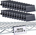 Kathfly 200 Pcs Wire Shelf Label Holders Compatible by Kathfly