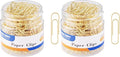 Gold Paper Clips, 1.1 Inch Small by FUDAOFAMILY
