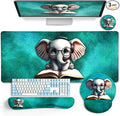 LIMKRIAN Desk Mat Pad, Large Gaming Mouse Pad by LIMKRIAN