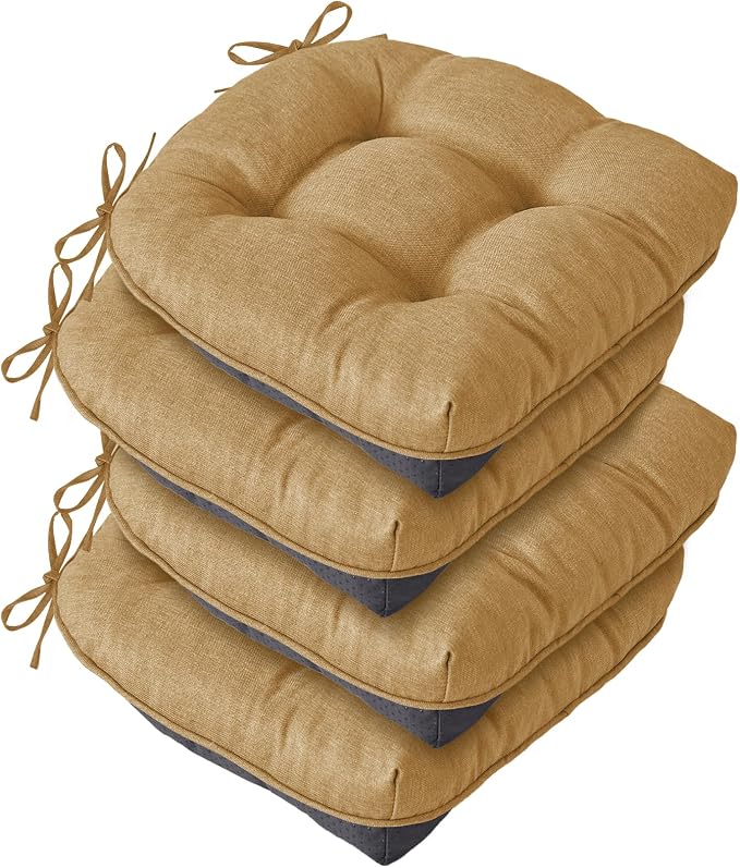 IASEAHK Chair Cushions for Dining Chairs, Seat Cushions for Kitchen Chairs by IASEAHK