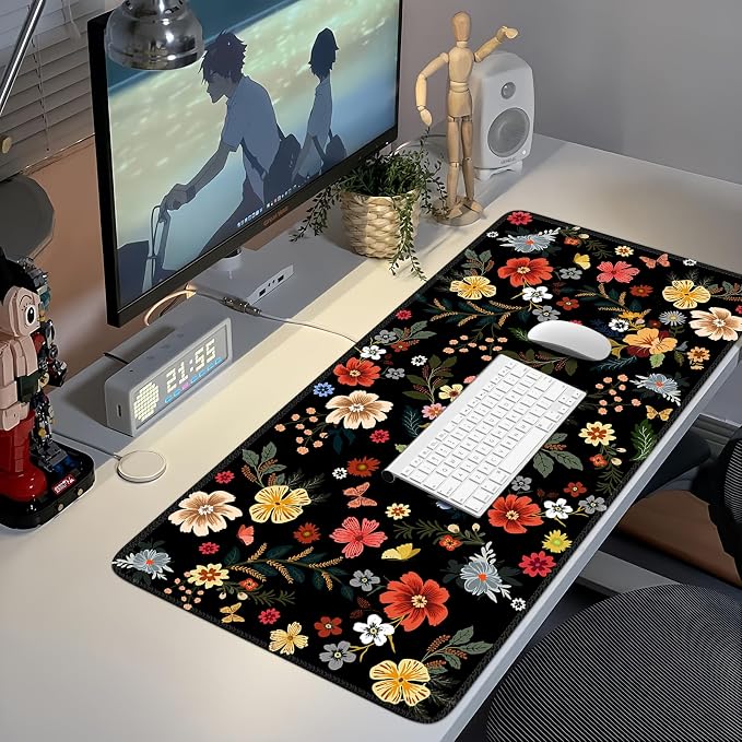 iCasso Desk Matt for Desktop, Cute Desk Pad Mat, XXL Large Mouse Pad, Anti-Slip - Image 6