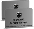 SaiTech IT 2 Pack RFID Blocking Cards, One Card Protects Entire Wallet Purse by SaiTechIT