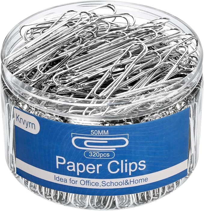 Jumbo Paper Clips, Large PaperClips, Extra Large Paper Clips by OrganizeYourVisibleWorld