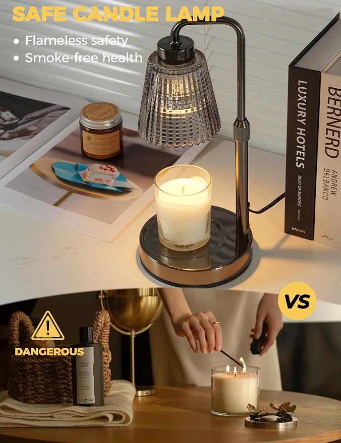 GODONLIF Silver-GrayCandle Warmer Lamp - Image 2