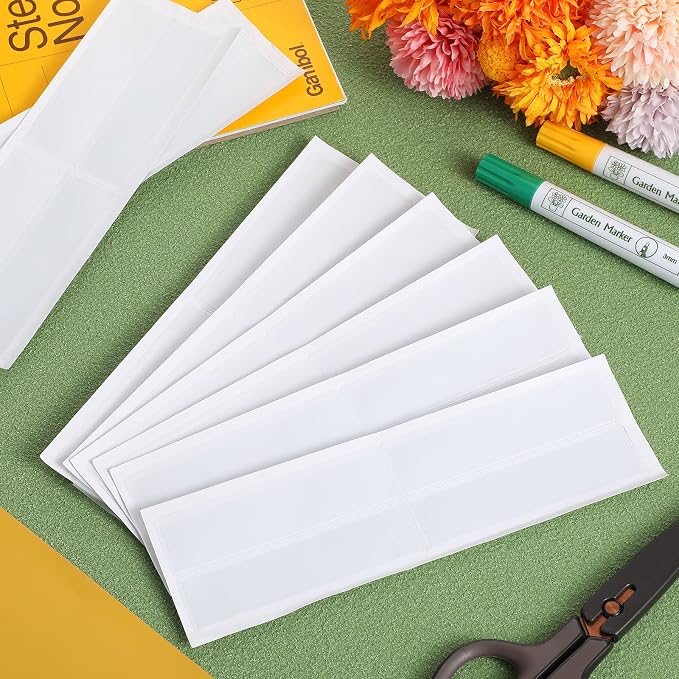 Epakh 100 Pack Back to School Self Adhesive Label Holders Shelf Tag Pockets 1.2 - Image 5