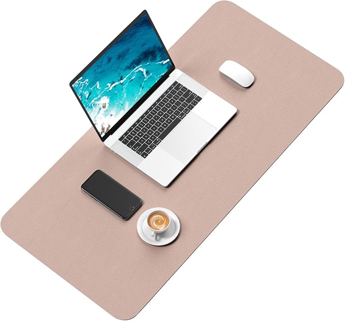Hsurbtra Desk Pad, XL Extended Mouse Pad, Waterproof Desktop Blotter Protector - Image 2