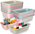 Zhehao 14 x 10 x 4 Inch 16 Pack Paper Organizer Basket Small Plastic Storage by Zhehao