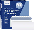 #10 Security Envelopes Letter Size Self Seal, Mailing Envelopes, Office by Alitte