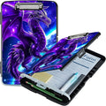 Purple Planet Dragon A4 Clipboard by Unknown