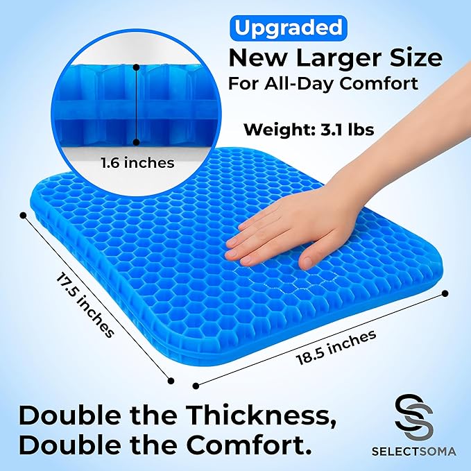 SelectSoma Super Large Gel Seat Cushion - Image 3