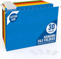 30 Pack Hanging File Folders Letter Size by Juzari