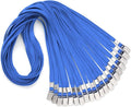 MIFFLIN-USA - Bulk Flat Lanyards w/Two Bulldog Clips - 39 Inch, 100 PK - by MIFFLIN