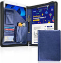 Zippered Padfolio Organizer, WRIYES Leather Planner Binder, 10.2 Inch Portfolio by WriyesOffical