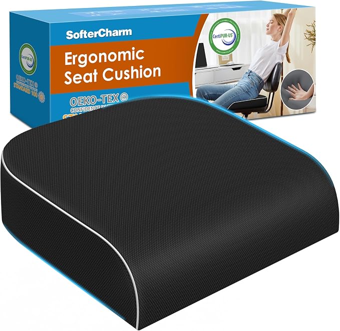 Seat Cushion, Memory Foam Office Chair Cushions by Unknown