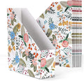 EXYGLO 12 Pack Magazine File Holder, Cardboard Magazine Rack by EXYGLO
