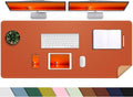 AFIING Desk Mat 47.2" x 17", Leather Desk Pad Protector by AFIING