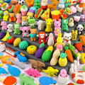 Arscniek 110 Pack Animal Erasers by Arscniektoysforkid