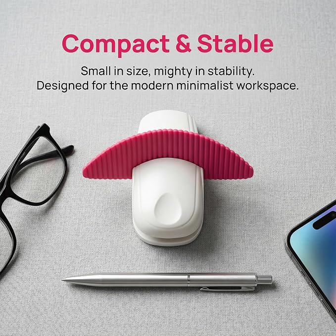 Paper Holder for Typing, Compact Plastic Document Holder for Typing, Paper - Image 3
