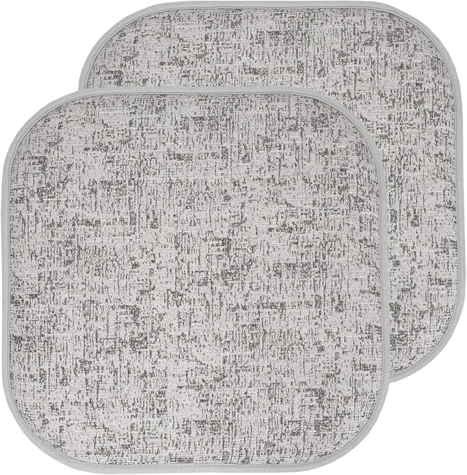 Sweet Home Collection Chair Cushion Memory Foam Pads Honeycomb Pattern Slip Non by SweetHomeCollection