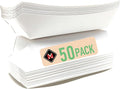 Mr Miracle 7 Inch Paper Hot Dog Tray in White. Pack of 50. Disposable, by MrMiracle
