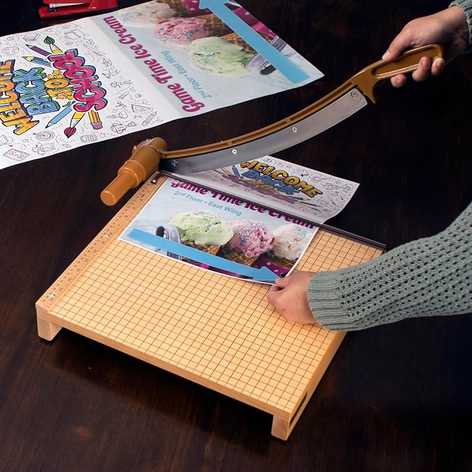 Swingline Paper Trimmer, Guillotine Paper Cutter, 15 Sheet Capacity, ClassicCut - Image 6